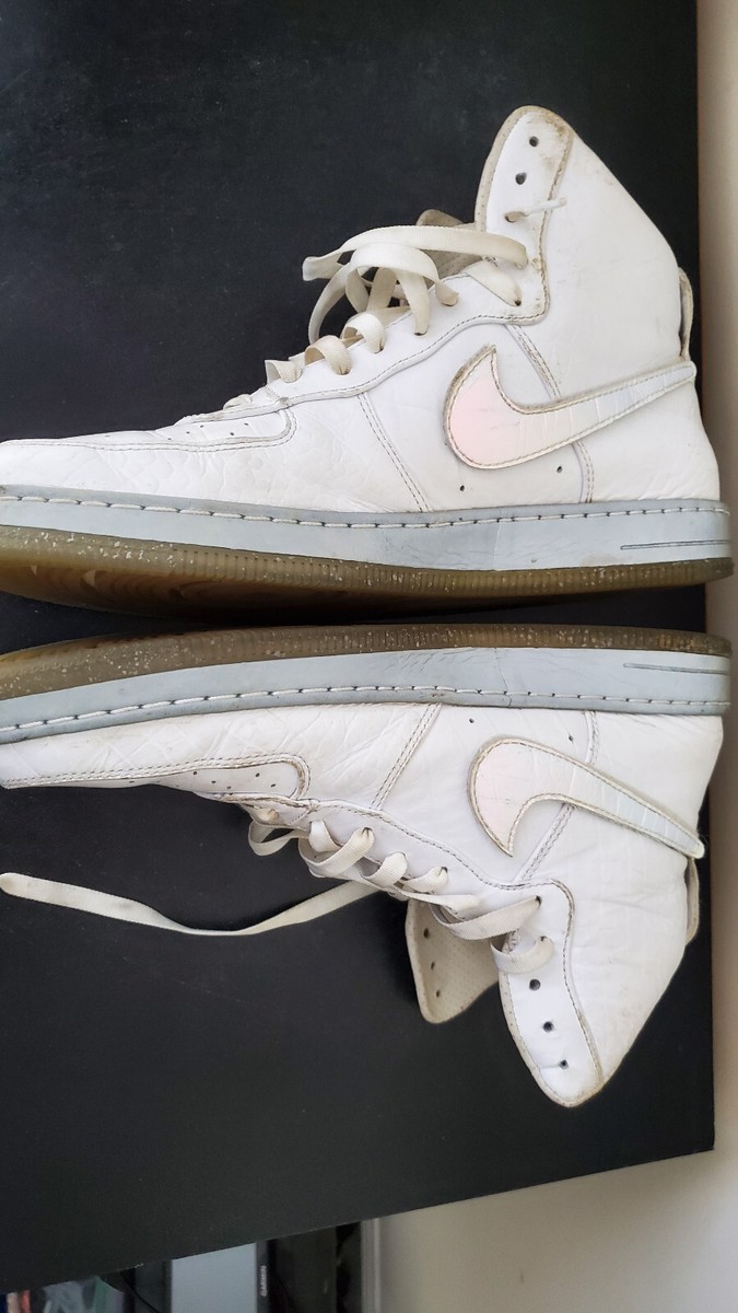 Nike Air Force 1 Downtown Hi Low QS White Athletic Shoes Size 8.5 Men 632360-100 Nike Air Force 1 High Top AF1 Downtown Hi LW QS 632360-100  main image 3