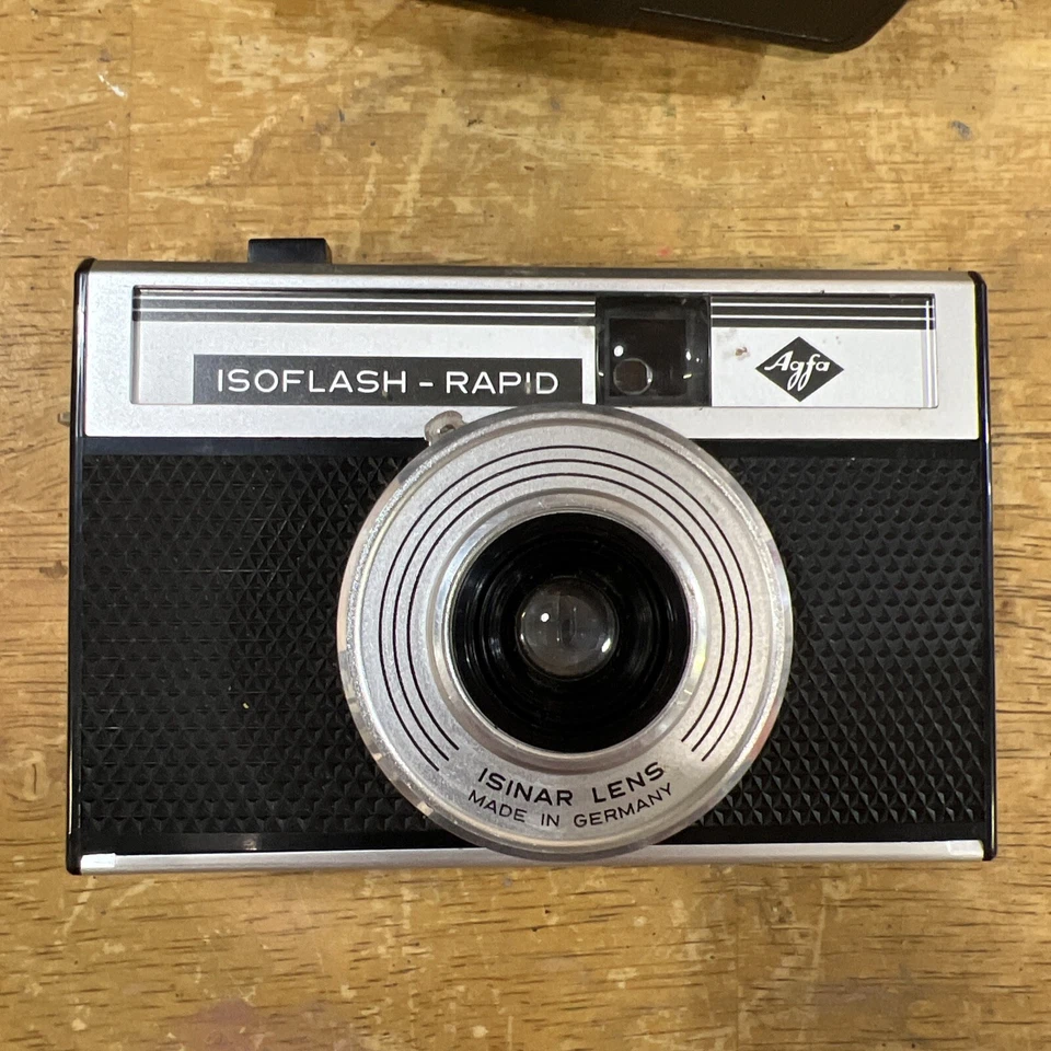 AGFA Isoflash-Rapid Isinar Lens Made In Germany 35mm Film Vintage With Case - Image 2 of 4