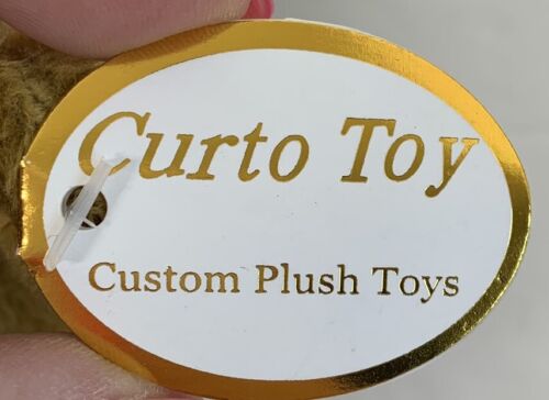 Peluche Datto Groot Peluche Marrón Curto Personalizado 10" Nuevo con Etiquetas - Imagen 4 de 8