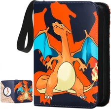 400 Card Pocket Binder with 4 Pocket Trading Cards Album Folder Pokemon TCG