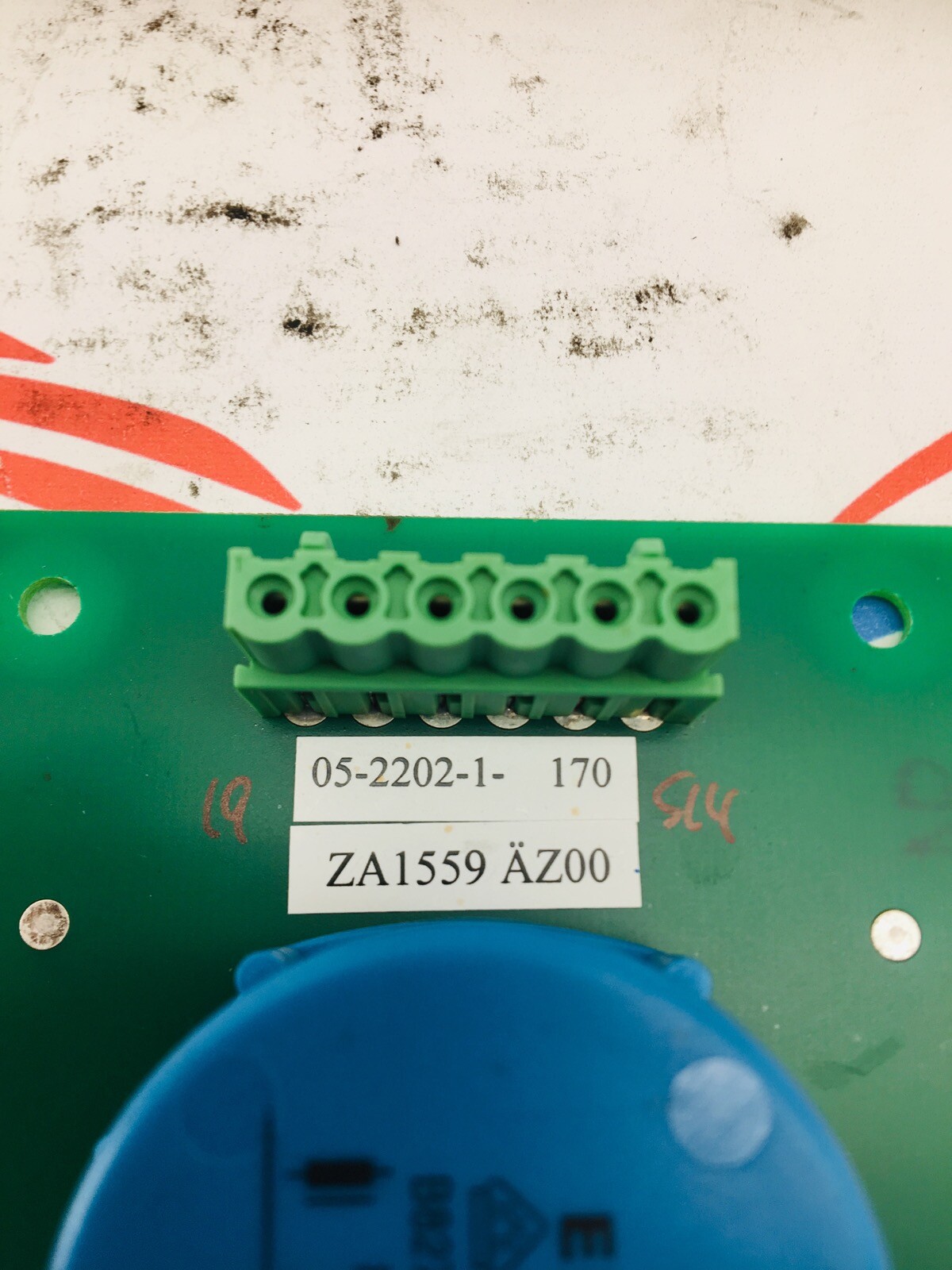 EPCOS 05-2202-1  ZA1559 CAPACITOR BOARD 