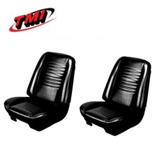 1967 Chevy Chevelle - Malibu Front Rear Seat Upholstery - Black - By Tmi 1967 Chevy Chevelle - Malibu Front Rear Seat Upholstery - Black - By Tmi