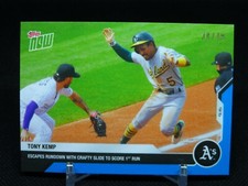 30/49 Blue Parallel Tony Kemp 2020 Topps Now Card #271 Oakland Athletics
