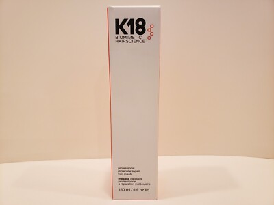 Biomimetic Hairscience~K18 Professional Molecular Repair Hair Mask~5 FL.oz~NIB