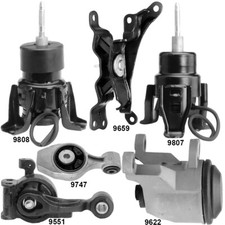 Juego de 6 soportes de motor y transmisión para Nissan Altima 3,5 L, Nissan Máxima 3,5 L