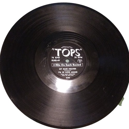 1920s Pre War Jazz Mound City Blues Blowers Fire House Blues E- 78