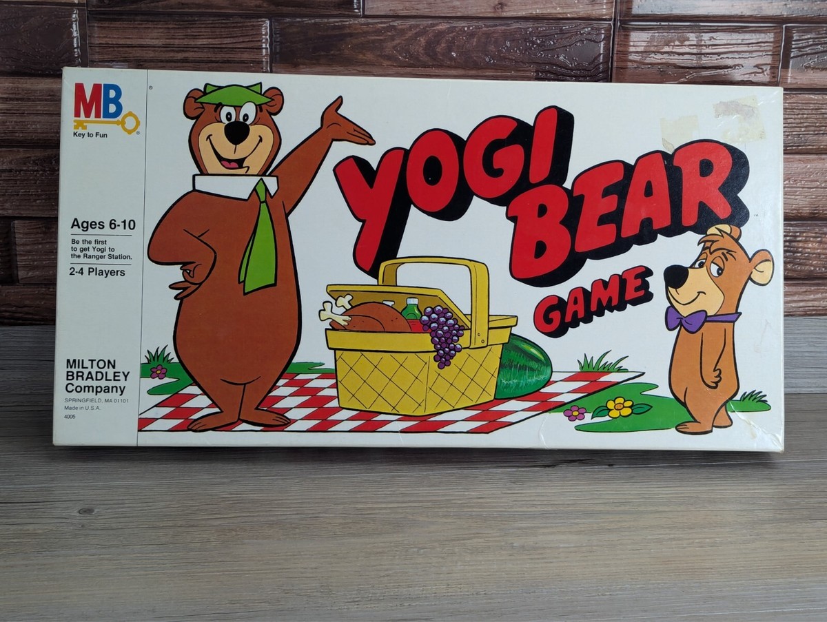 Yogi Bear Board Game 1980 Milton Bradley 4005 Complete