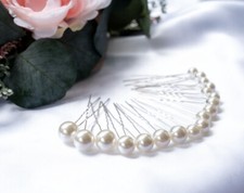 Set of 18 Pearl Hair Pins Bridal Hair Accessory, Pearl Pins, Wedding Hair Pin