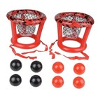 Wicked Big Sports Inflatable Basket Heads, Funny Basketball or Toss Game for