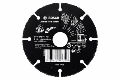 Bosch Trennscheibe HM Multi Wheel Winkelschliefer 110 x 1,0 x 20/16mm Scheibe