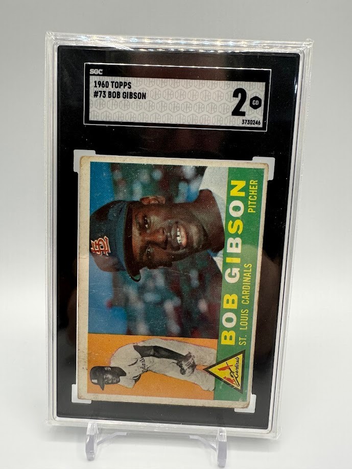 1960 Topps Bob Gibson #73 SGC 2