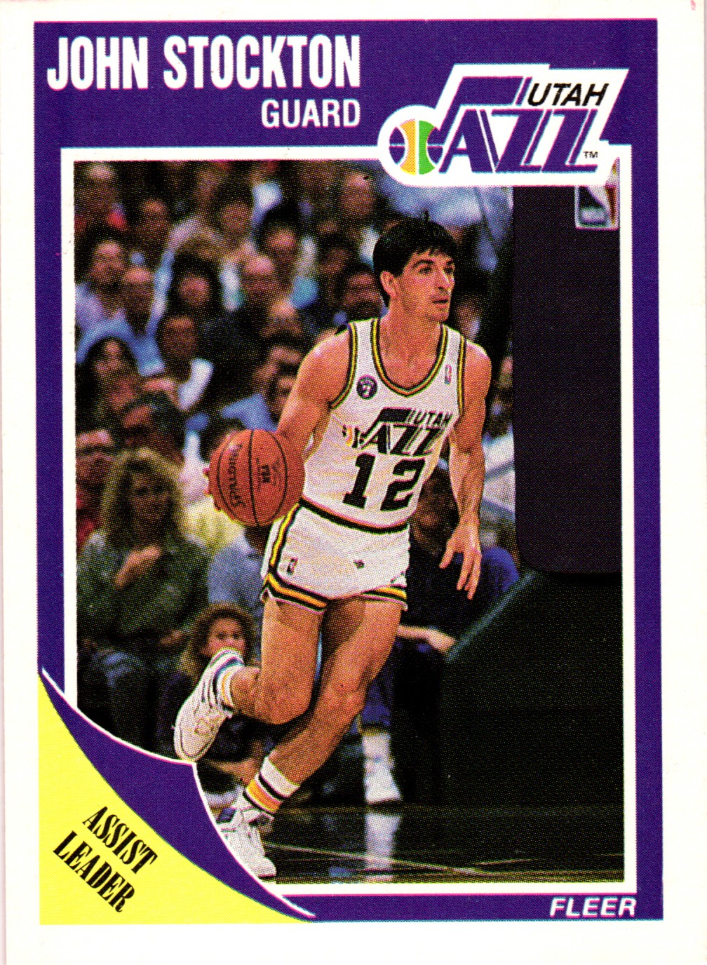1989-90 Fleer #156 John Stockton