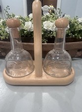 Colavita Oil And Vinegar Glass Bottle Set Wit...