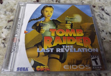 SEGA Dreamcast Tomb Raider The Last Revelation Complete W/Manual & WARRANTY CARD