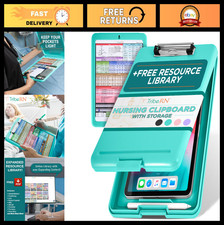 Nursing Clipboard with Storage - Medical Essentials for Nurses  Students, Mint