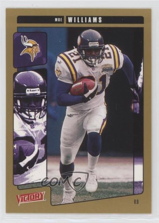2001 Upper Deck Victory Gold Moe Williams #185 0l2q