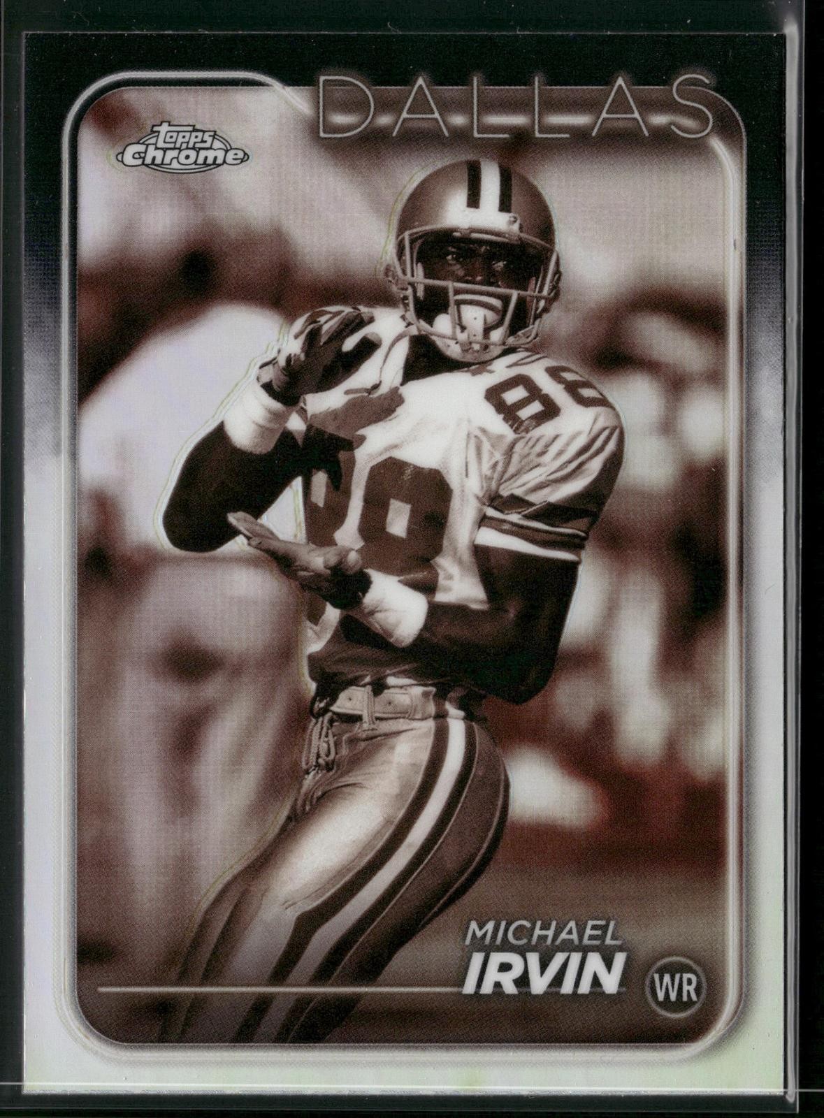 2024 Topps Chrome #36 Michael Irvin Sepia Refractor