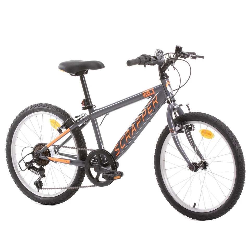 Scrapper MTB20 Kinderfahrrad 20 Zoll 6 Gang Kettenschaltung Shimano 120-135cm