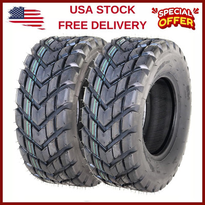 2PC 22x10-10 Off-Road Tire,4 PR All-Terrain Tires,22x10x10 Trail ATV/UTV Tubeles