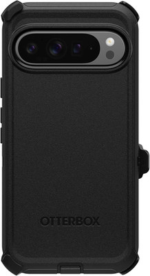 Black Case For Google Pixel 10 Pro OtterBox Defender Series Case + CLIP