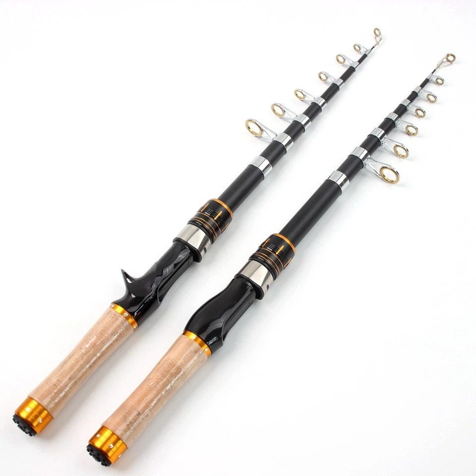 Super Short Fiberglass Telescopic Fishing Rod Short pole Saltwater Freshwater
Opens in a new window