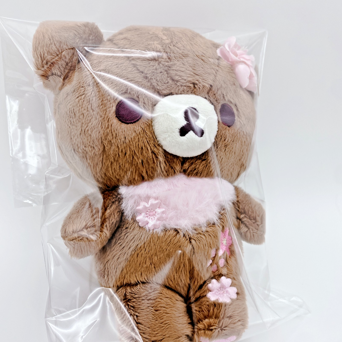 San-X Chairoikoguma Sakura Plush Rilakkuma Store Limited Cherry