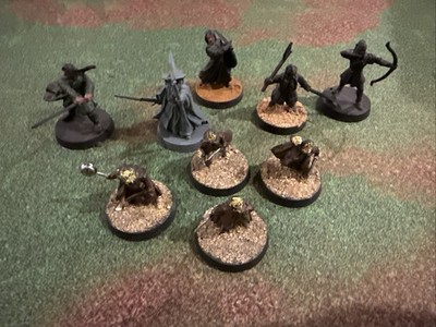 Games Workshop Fellowship of the Ring, Full Set, READY TO PAINT, MESBG, Plastic