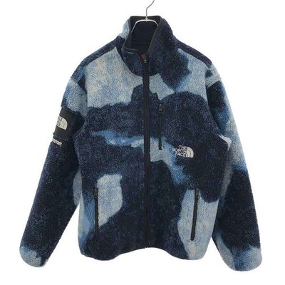 Supreme x THE North Face 21AW Bleached Print Fleece Jacket NA52100I Used MESC-0