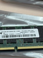 MICRON MT8LSDT3264LHG-133B1 PC133S333-542 MEMORY MODULE, 256MB, 133MHz, CL3 2 
