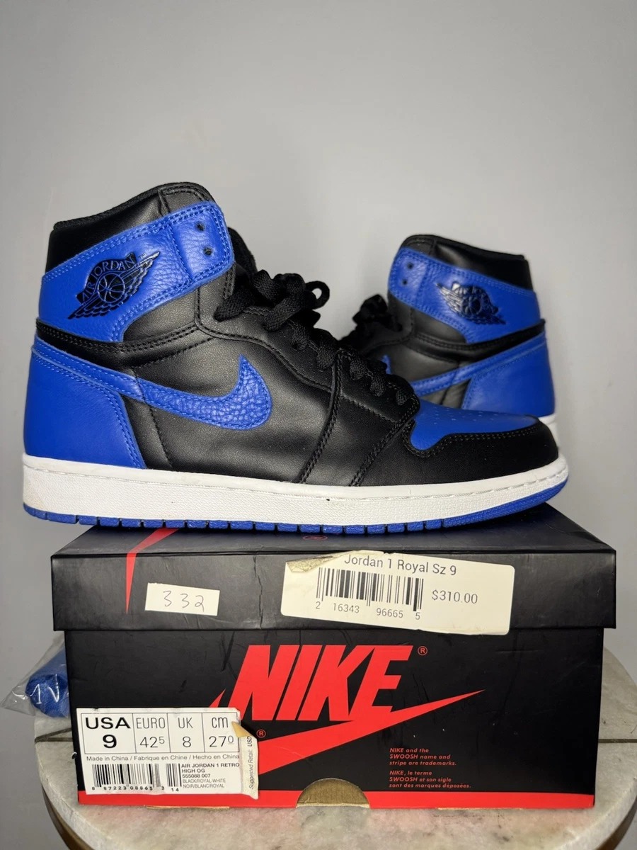 Preços baixos em Jordan 1 Retro OG High Black White | eBay