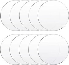 10 Pieces 6 Inch Clear Acrylic Circle Sheet Acrylic round Disc Acrylic Circle