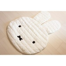Nishikawa Living Soft Mat Bruna Miffy Play Mat washable 100 x 135cm White NEW