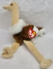 Vintage 1997 Stretch The Ostrich TY Beanie Baby Stuffed Animal Toy