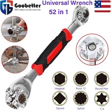 52 In 1 Universal Socket Wrench Multifunction 360 Rotating Head Spanner Tool