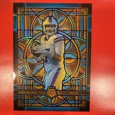 2025 Panini Mosaic Josh Allen Oversized Jumbo Stained Glass #2 Prism