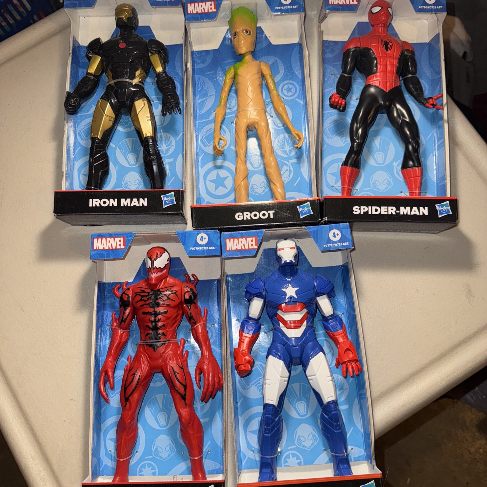 S (lot Of 5 Hasbro Toys, 9.5 Inch Tall
