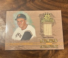 2004 Diamond Kings #DC-50 ROBERTO CLEMENTE Diamond Collection Bat Relic /25