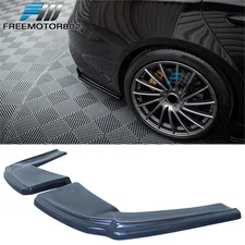 Fits 17-25 Alfa Romeo Giulia MX Style 2PCS Rear Bumper Aprons Lip PU Unpainted