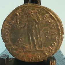 Licinius I Nummus, AD 330-337, larger bronze coin, Jupiter with Victory, Eagle