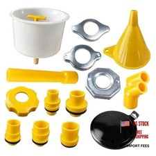 15PCS No-Spill Coolant Funnel Kit - Spill Proof Auto Radiator Coolant Filling