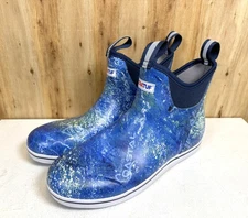 Xtratuf Ankle Deck Boots Men's SIZE 12 Waterproof Rubber Fishing XMAB-MOC (Z)