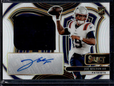 Joe Milton III RC  2024 Panini Select Jumbo Patch Auto White Prizm /75 Rookie