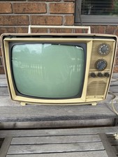 Vintage General Electric GE Black White Portable TV Television M111ASD Parts