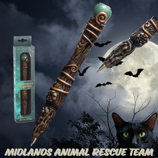 Abundance Green Aventurine Crystal Wand Pen - Sale For Our Animal Charity