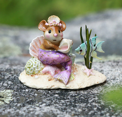 Wee Forest Folk UNDER THE SEA, WFF# M-692a, LTD 2025 Mermaid Mouse