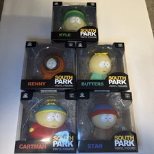 SOUTH PARK VINYL FIGURES SET OF 5 CARTMAN / STAN / KYLE / BUTTERS / KENNY *NEW*