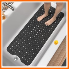 Bath Mat for Tub, Non Slip Bathtub Mat, 40 x 16 Inch Extra Long Bath Tub Mat,...