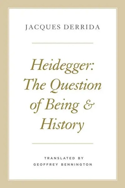 Heidegger | The Question of Being And History | Jacques Derrida | Englisch-image