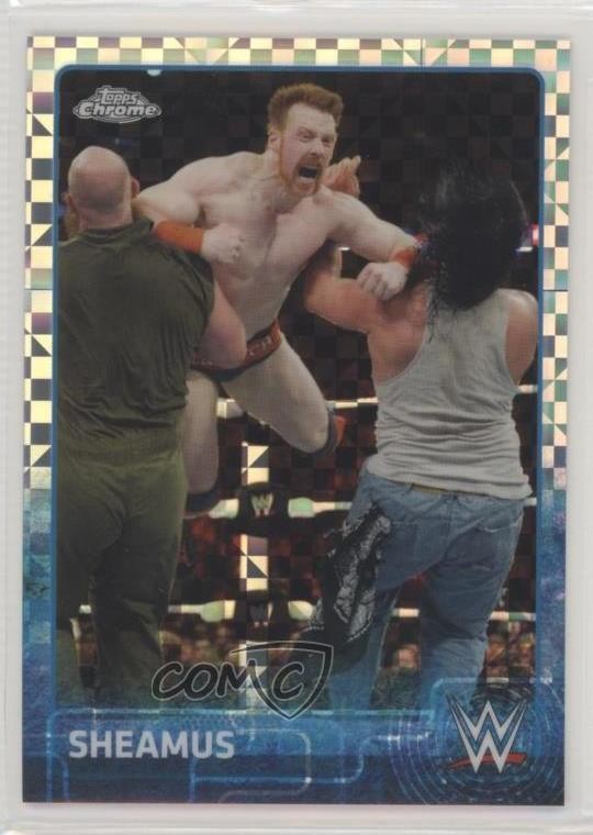 2015 Topps Chrome WWE X-Fractor Sheamus #64 00e6