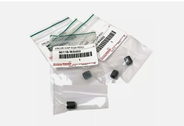 OEM Toyota 90118-WA502 20-23 Supra Wheel Valve Stem Caps Set of 4 Genuine Parts